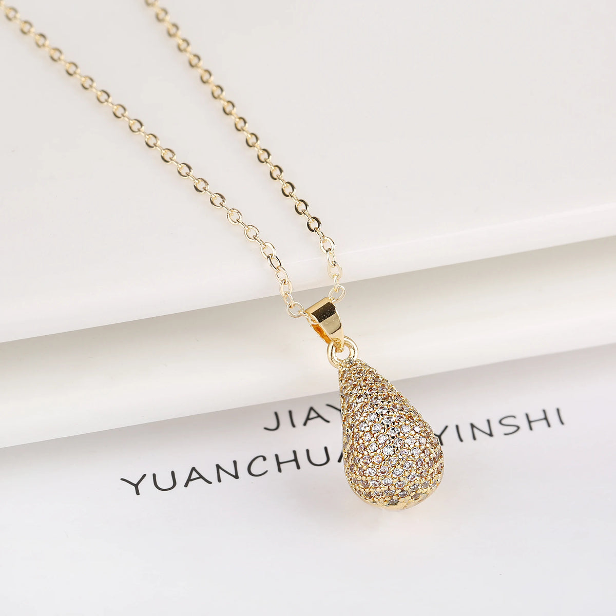 Water Drop Zircon Earrings