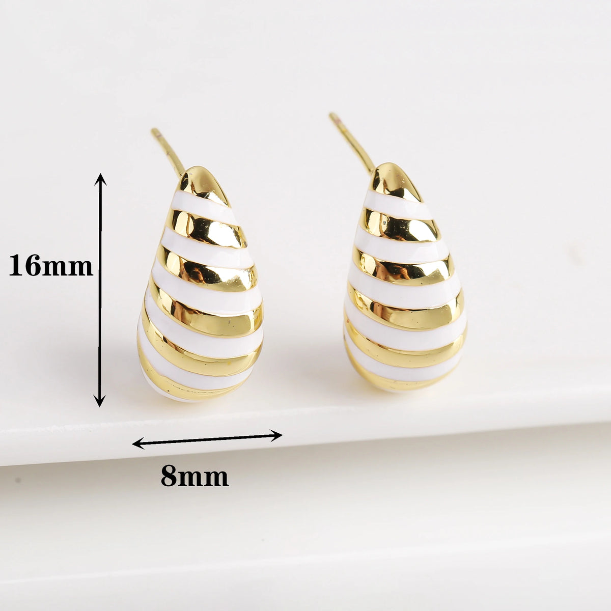 Water Drop Zircon Earrings