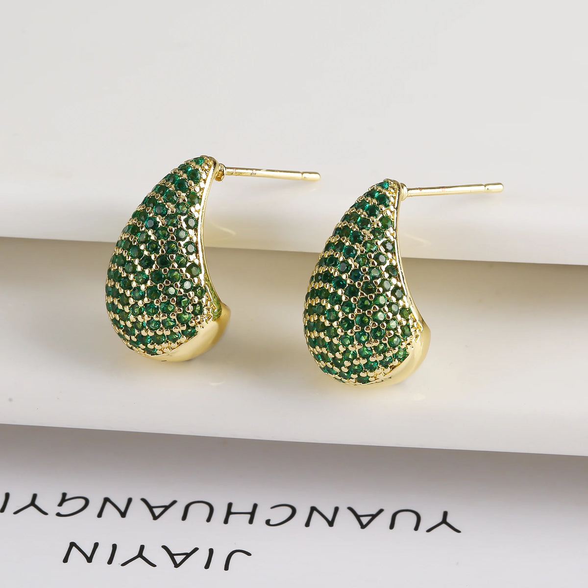 Water Drop Zircon Earrings