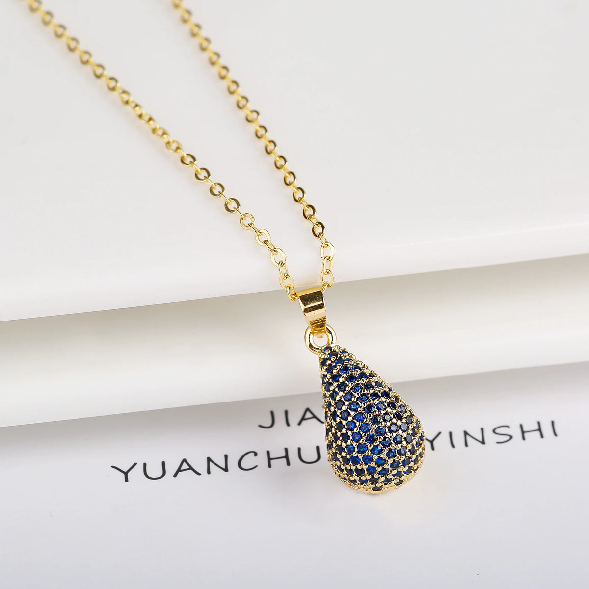 Water Drop Zircon Earrings