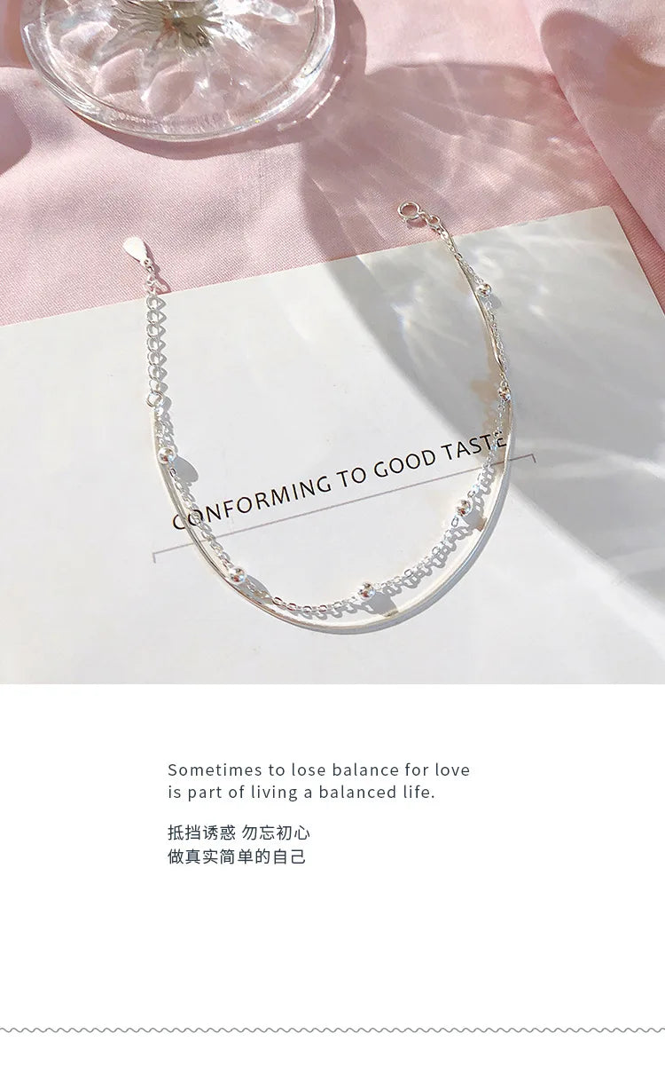 Double Layer Snake Chain Bracelet