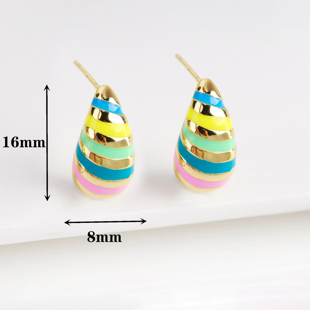 Water Drop Zircon Earrings