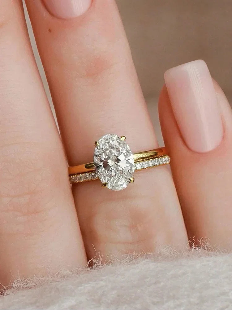 Golden Oval Ring