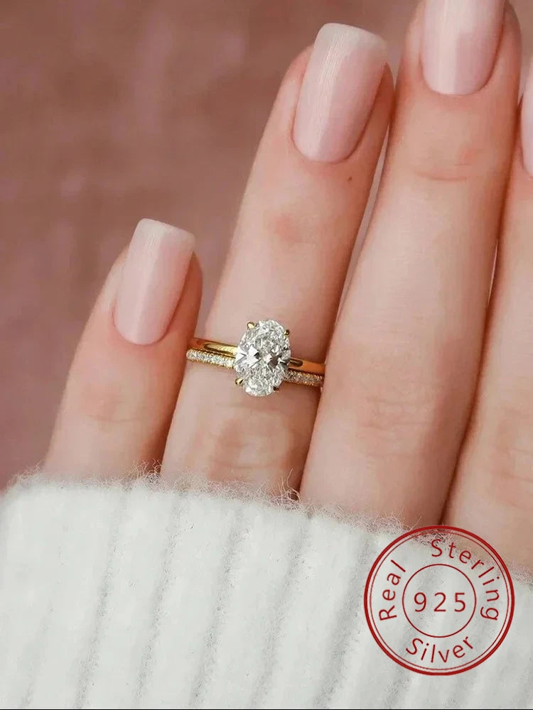 Golden Oval Ring