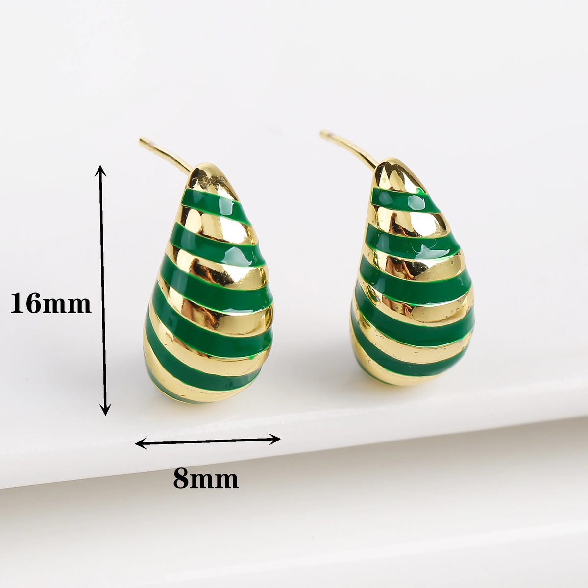 Water Drop Zircon Earrings