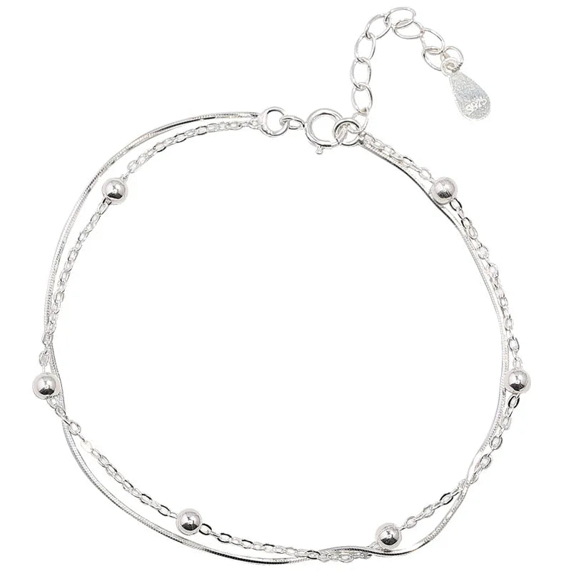 Double Layer Snake Chain Bracelet