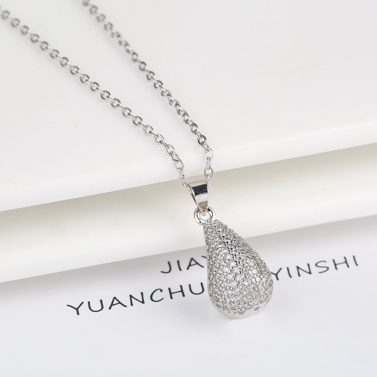 Water Drop Zircon Earrings