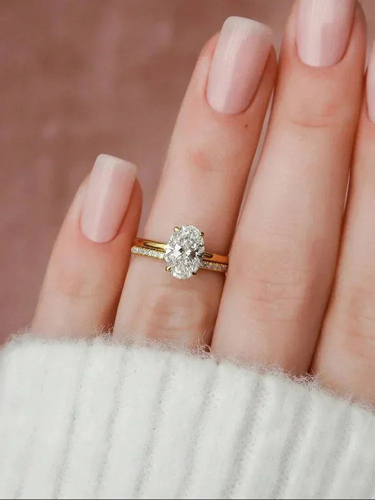 Golden Oval Ring
